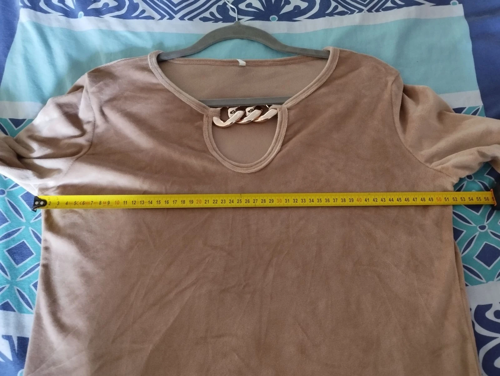 Korte jurk of tuniek beige maat xxl – photo 7